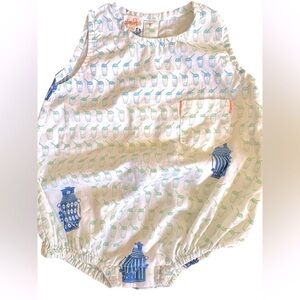 Almirah 0-6 mos romper EUC